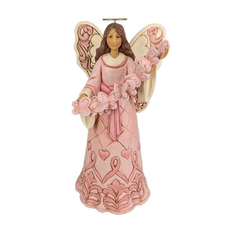 Jim Shore Angel Hope Takes Wings Breast Cancer