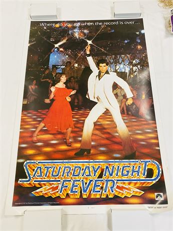 Saturday Night Fever 27x40 Movie Poster - Rolled, Unused
