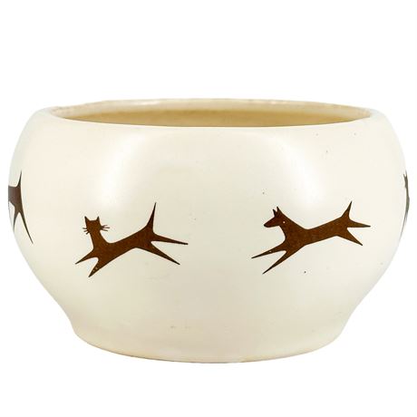 Vintage McCoy Pottery for Upjohn Co. "Unipet" Pet Bowl