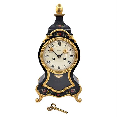 Vintage Bucherer Neuchatel 8-Day Mantel Clock