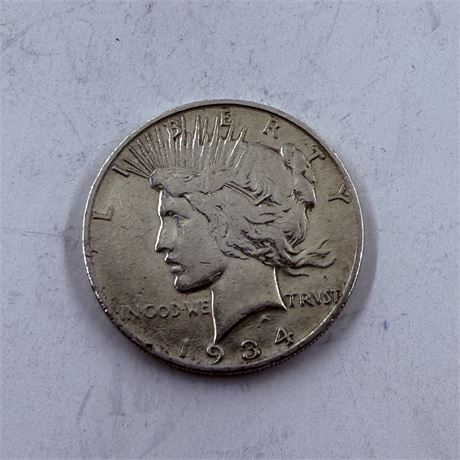 1934-S Peace Dollar