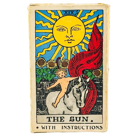 Vintage 1968 Tarot Productions Tarot Cards with Original Box & Instructions