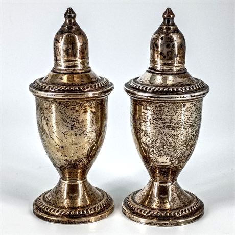 Duchin Creation Sterling Silver Weighted Salt & Pepper Shakers