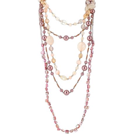Vintage Necklaces with Faux Pearls, Beads & Crystals, Lot of 3