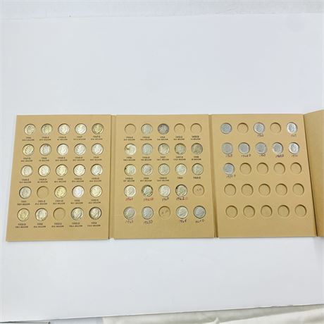 Roosevelt Silver Dime Starter Set - 43x 90% Dimes