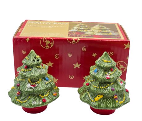 Pfaltzgraff Salt & Pepper Shakers "Christmas Heritage"