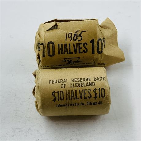 $20 BU 1965 Kennedy Half Dollars