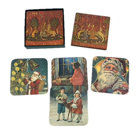 Lot of Composite Victorian Style Drink Coasters