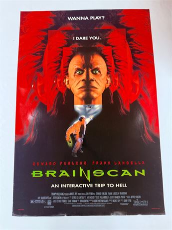 Brainscan Original Rolled 27x40” Movie Poster