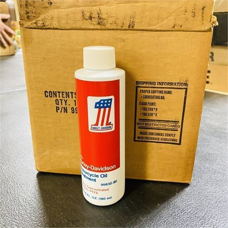 12 NOS Bottles Harley Davidson Oil Treatment