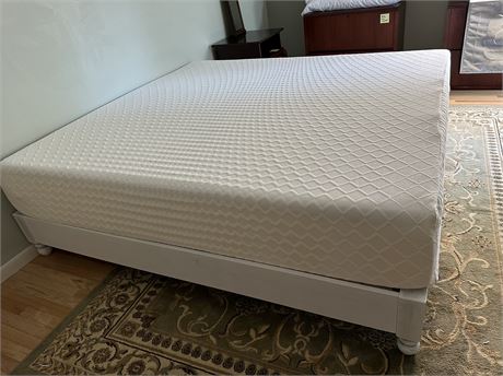 Gently Used King Mattress and Platform