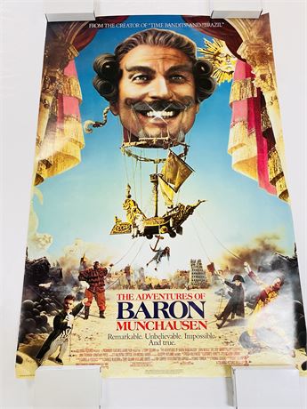 The Baron of Munchausen Original 27x41 Movie Poster - Rolled