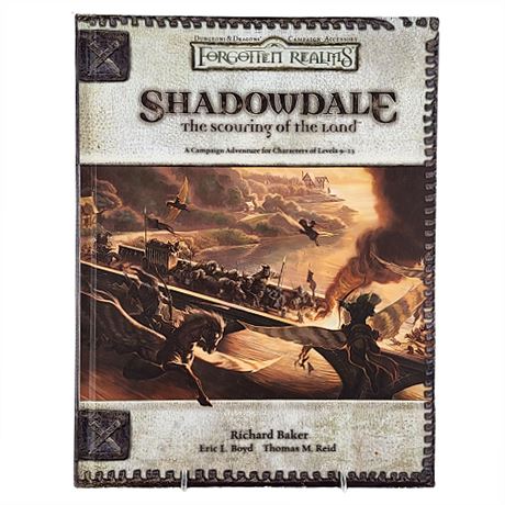 Dungeons & Dragons "Forgotten Realms: Shadowdale: The Scouring of the Land"