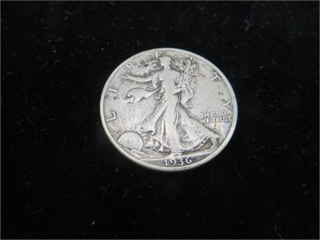 1936 S Walking Liberty Half Dollar