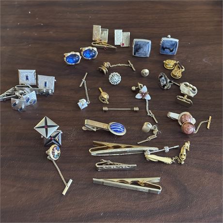 Cuff Links, Tie Bars, Tie Tacks and More