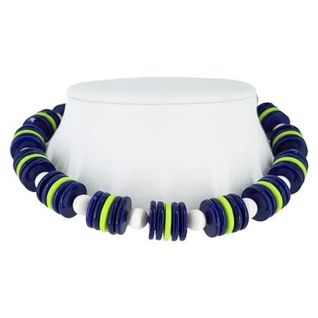 Vintage W. Germany Beaded Choker Necklace
