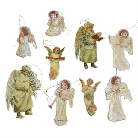 VTG 70's Merrimack Cardboard Ornaments