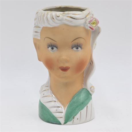 VTG Ceramic Head Vase