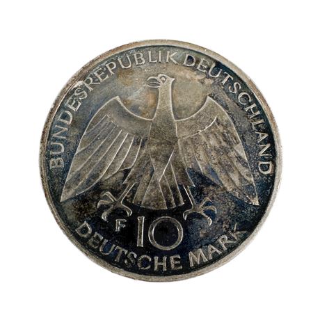 1972 German 10 Dutch Mark XX Olympic Commemorative Coin