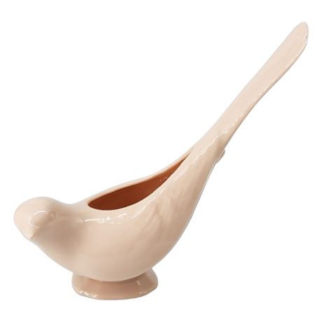 Vintage LENOX Pink Porcelain Bird Figural Planter