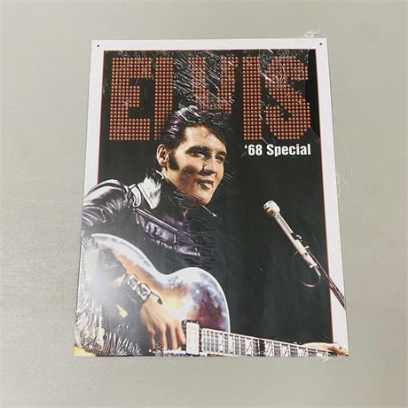 12.5x16” Elvis 68 Special Metal Sign
