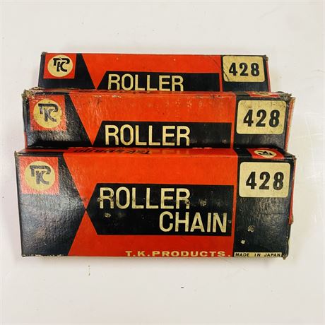 3 NOS Takasago Chains - 428-100
