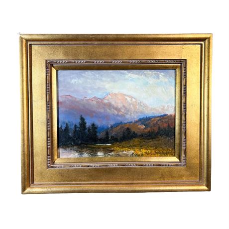 Parke Goodman Colorado Original Oil Painting on Board