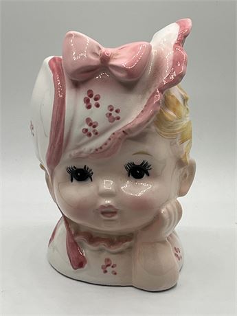 Collectible girl headvase