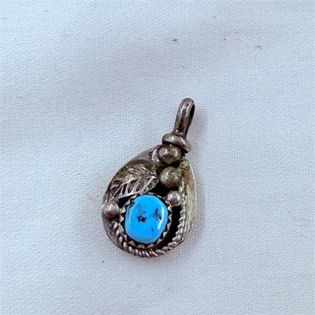 2.7g Navajo Reversible Sterling Pendant