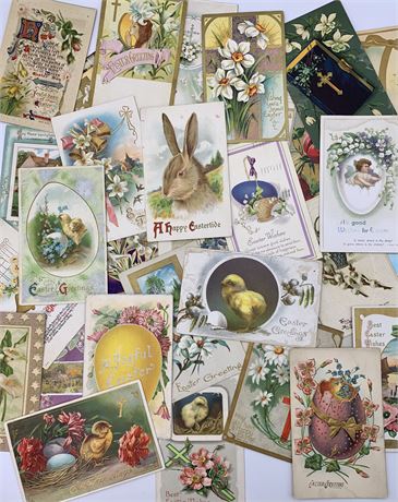 33 Antique to Vintage Easter & Spring Holiday Postcards