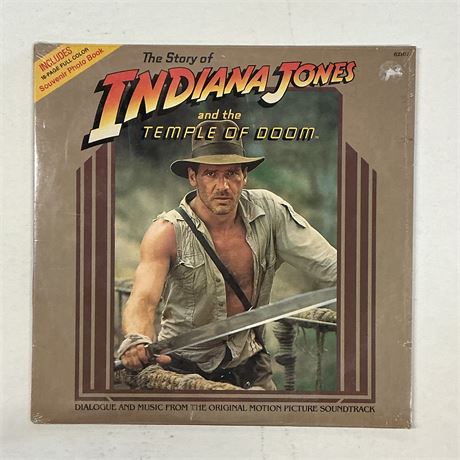 Indiana Jones and the Temple of Doom Sealed Vinyl Record