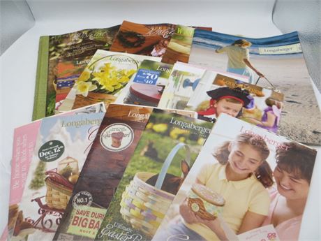 LONGABERGER WISH LIST MAGAZINES & AD PAMPHLETS