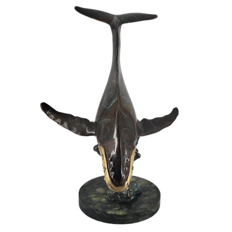 Kim B Humpback Whale Bronze Sculpture
