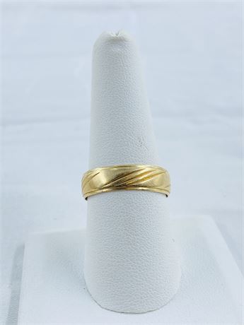 3.5g Vtg 14k Gold Ring Size 8.75
