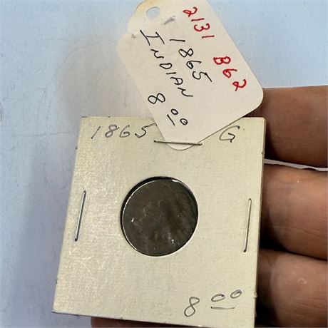 1865 Indian Head Penny