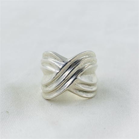 15.4g Sterling Ring Size 7.5