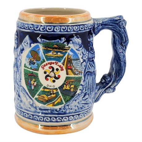 Vintage Ceramic Geauga Lake, Ohio Amusement Park Souvenir Mug