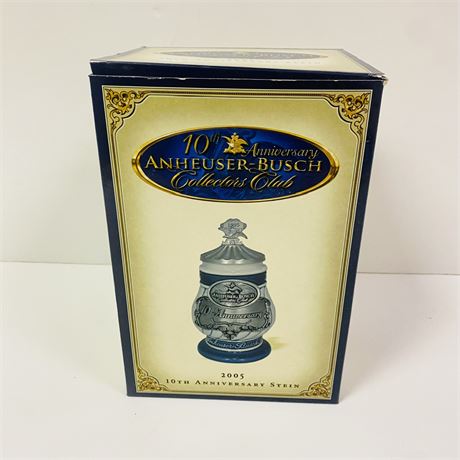 2005 Budweiser Membership Stein Mint in Orig Box