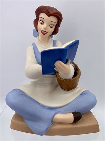 “Bookish Beauty” Walt Disney Classics Collection Belle Statue, in Box