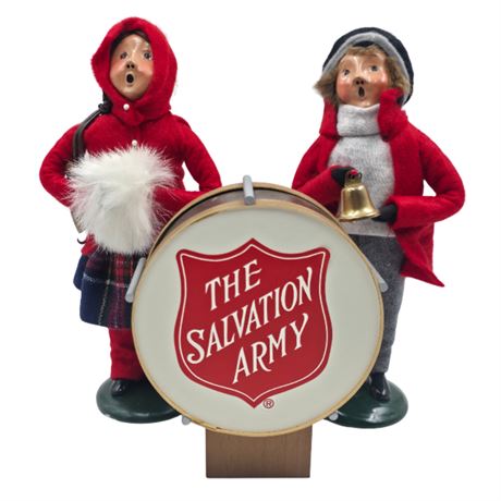 Lot of 2 Byers' Signed 1990 Salvation Army "The Carolers"