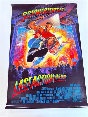 Last Action Hero Original Rolled 27x40 Movie Poster