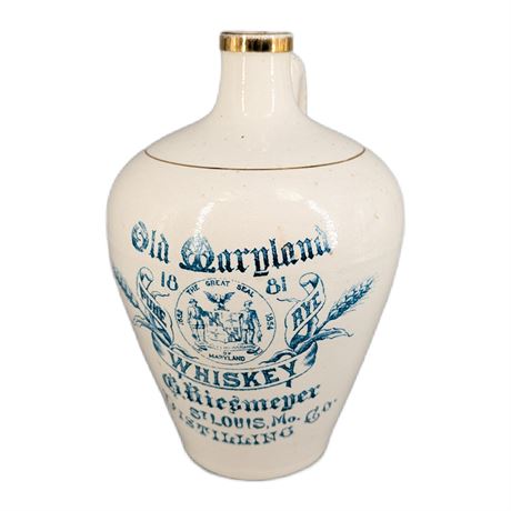 Antique Old Maryland Pure Rye Whiskey G. Riesmeyer Distilling Co. St. Louis Mo.