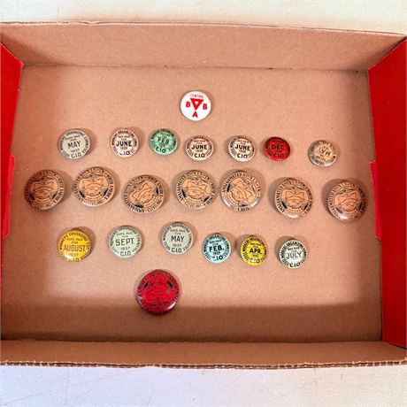 1930s Union Buttons