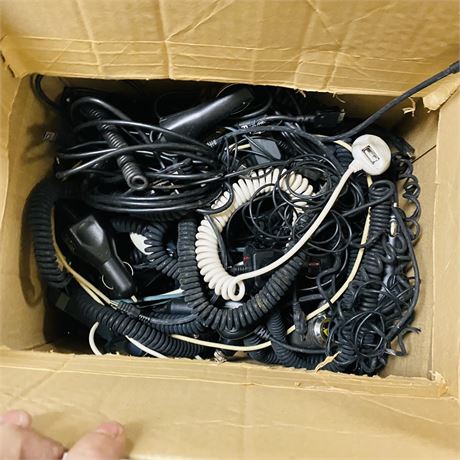 Big Box of Chargers + Cords