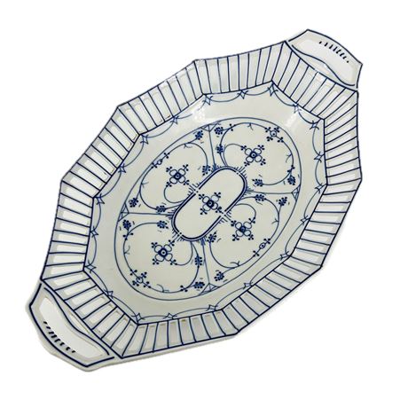 Vintage ACS Bavaria Porcelain Reticulated Serving Dish