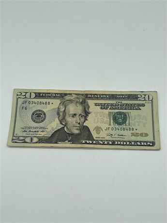 2009 $20 Star Note - JF03408488