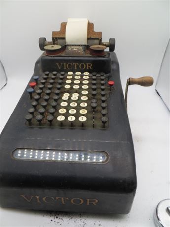 1920's Victor Adding Machine