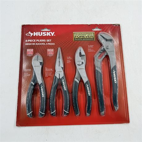Husky Plier + Wrench Set
