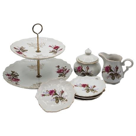 Small Porcelain High Tea Snack Set
