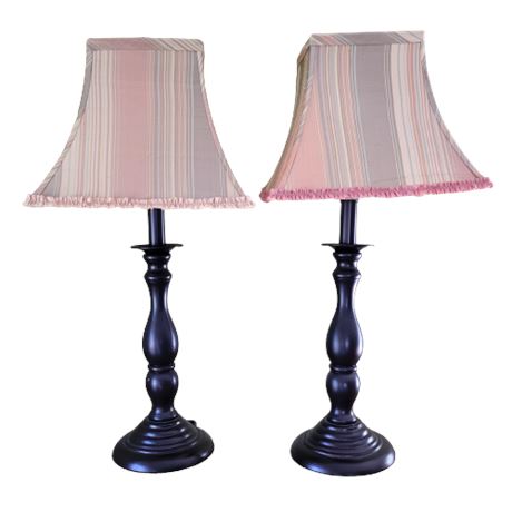 Set of 2 Table Lamps & Shades